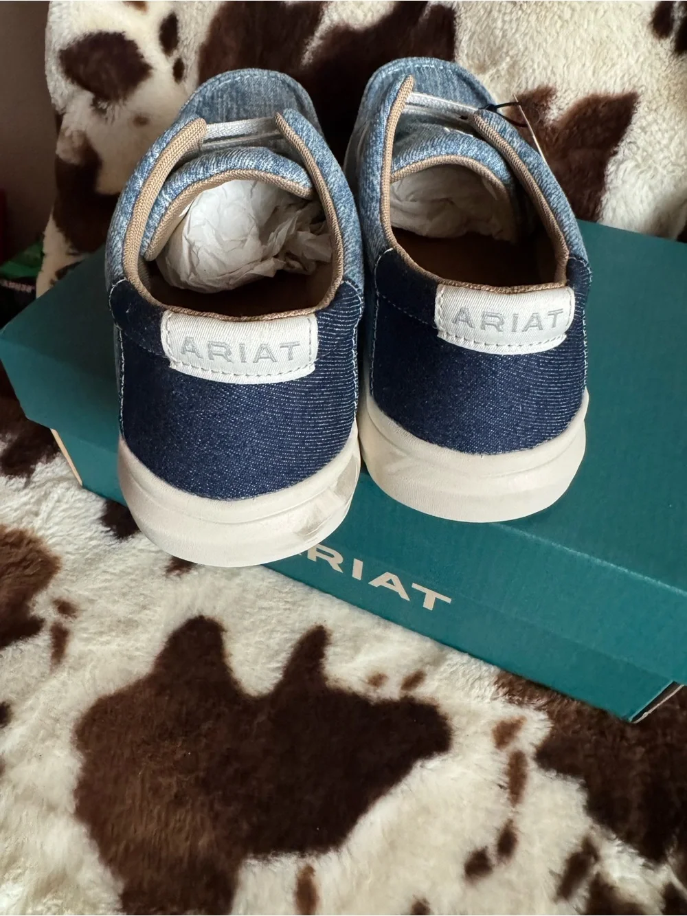 Ariat fabric upper